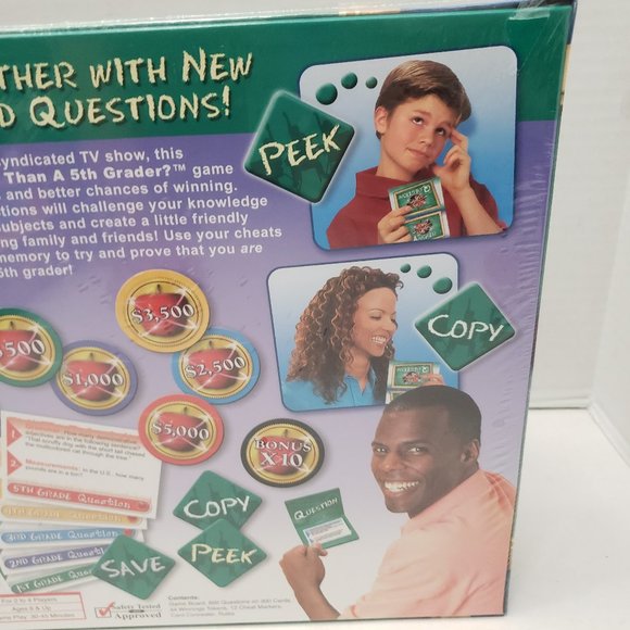 New Sealed Are you smarter than a 5th grader Board game Gift 8+ 2009 - Picture 8 of 14